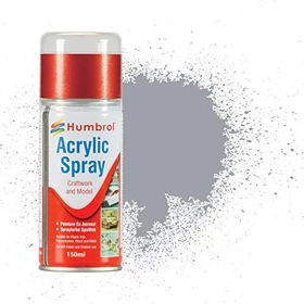 Humbrol Acrylic Spray Paint 165 medium sea grey satin, 150ml