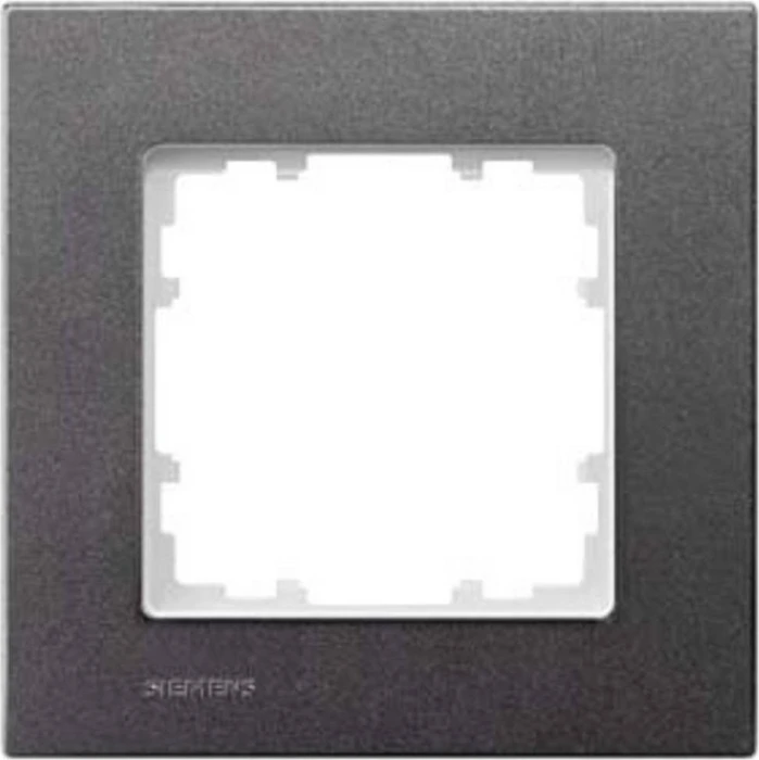 Siemens DELTA miro Rahmen 1-Fach, carbonmetallic
