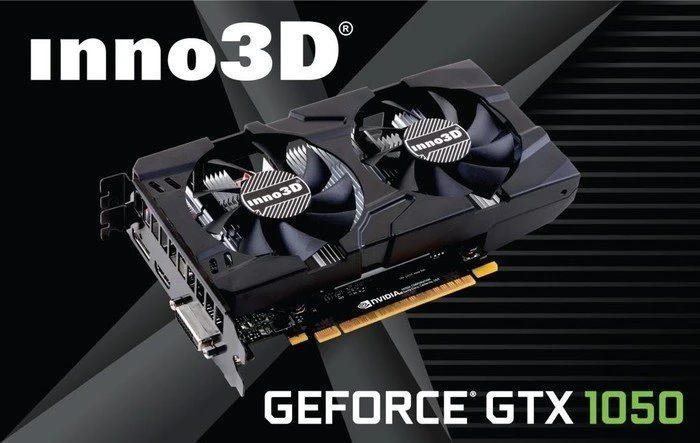 INNO3D GeForce GTX 1050 Twin X2, 2GB GDDR5, DVI, HDMI, DP