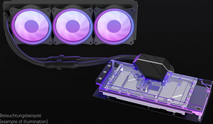 Alphacool Eiswolf 2 AiO 360mm RTX 3090 Ti Strix/TUF mit Backplate
