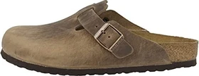 Birkenstock Boston Nubukleder tabacco brown