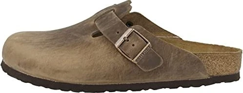 Birkenstock Boston Nubukleder tabacco brown