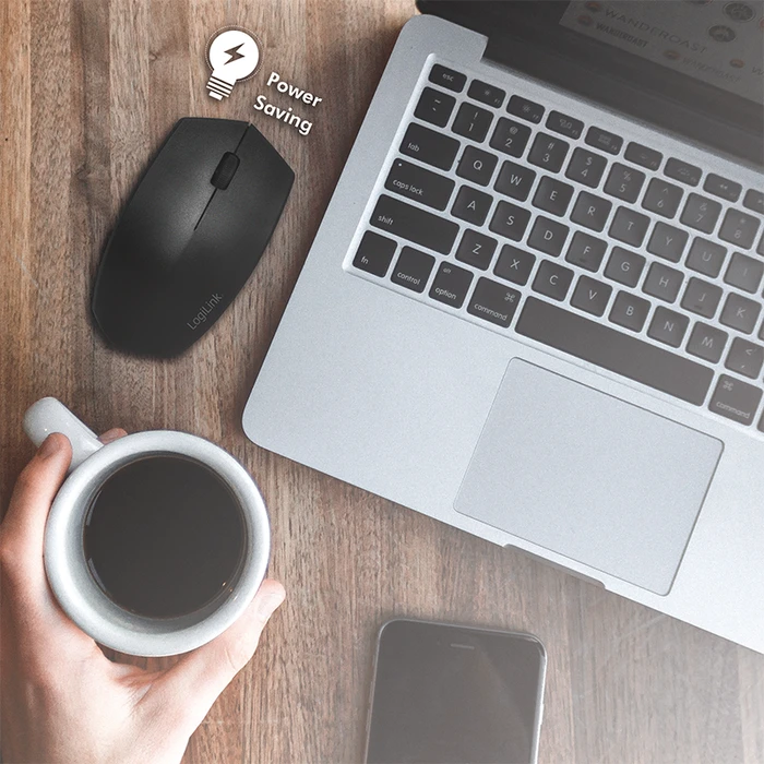 LogiLink Ergonomische Dual-Mode Funk-Maus, Bluetooth