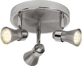 Brilliant Sanny Spot 3-flammig eisen/chrom