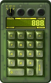 8BitDo Retro 18 Mechanical Numpad Xbox Edition, grün, Kailh Box Jellyfish X, hot-swap, USB-C/Bluetooth