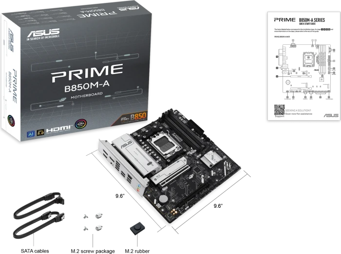 ASUS Prime B850M-A-CSM (AMD AM5)