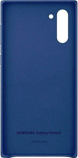 Samsung Leather Cover für Galaxy Note 10 blau