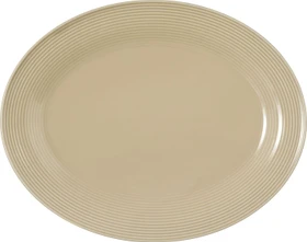 Seltmann Weiden Beat Color Glaze Servierplatte oval 28x35.3cm sandbeige