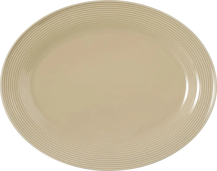Seltmann Weiden Beat Color Glaze Servierplatte oval 28x35.3cm sandbeige