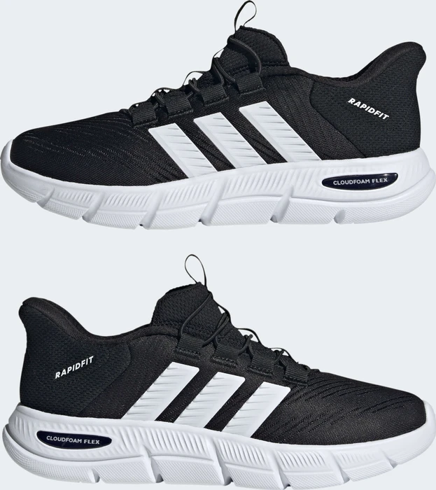adidas Cloudfoam Flex Rapidfit core black/cloud white/silver metallic (Damen)