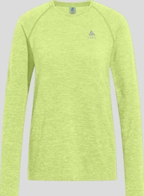 Odlo Essential Seamless Funktionsshirt langarm shadow lime melange (Damen)