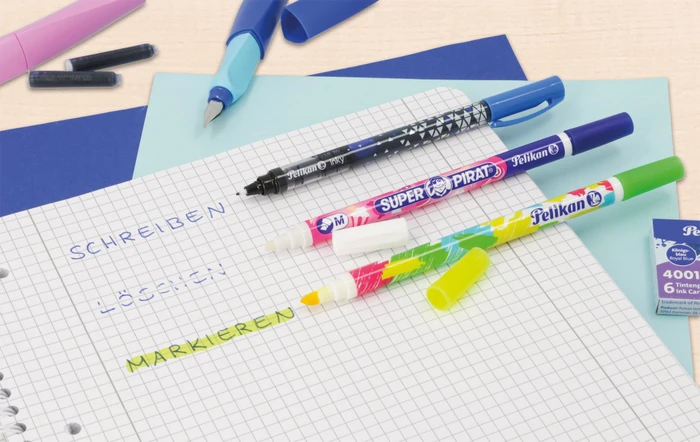 Pelikan Super-Pirat B Tintenlöscher, 3er-Pack