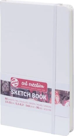 Royal Talens Skizzenbuch weiß, 130x210mm, glatt, 80 Blatt