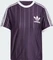adidas Adicolor 3-Streifen Pinstripe T-Shirt kurzarm aurora black (Damen) Vorschaubild