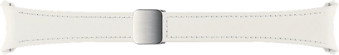 Samsung D-Buckle Hybrid Eco-Leather Band Slim (S/M) für Galaxy Watch 6 cream