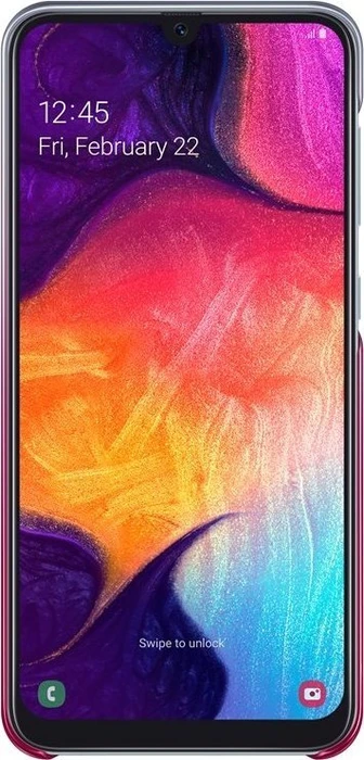 Samsung Gradation Cover für Galaxy A50 pink