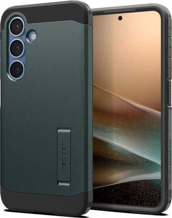 Spigen Tough Armor AI (MagFit) für Samsung Galaxy S25+ Abyss Green