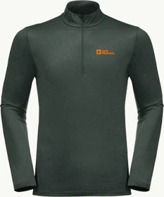 Jack Wolfskin Sky Thermal Hz Funktionsshirt langarm black olive (Herren)