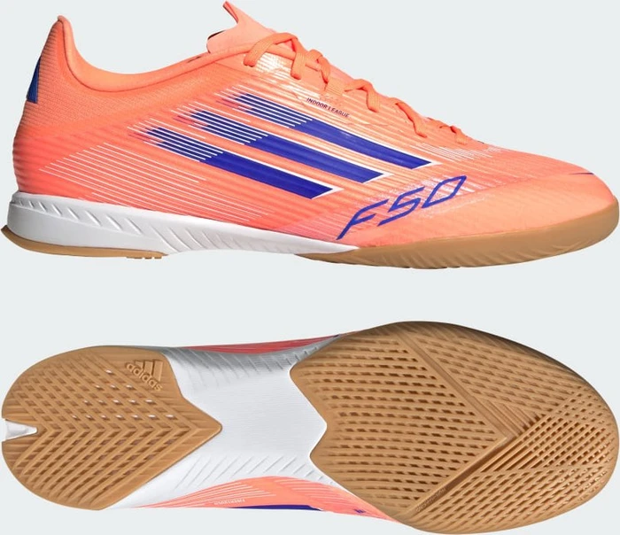 adidas F50 League IN beam orange/lucid blue/cloud white