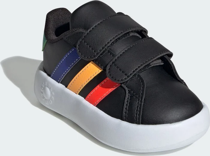 adidas Grand Court 2.0 core black/lucid blue/court green (Junior)