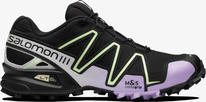 Salomon Speedcross 3 black/lavender/patina green