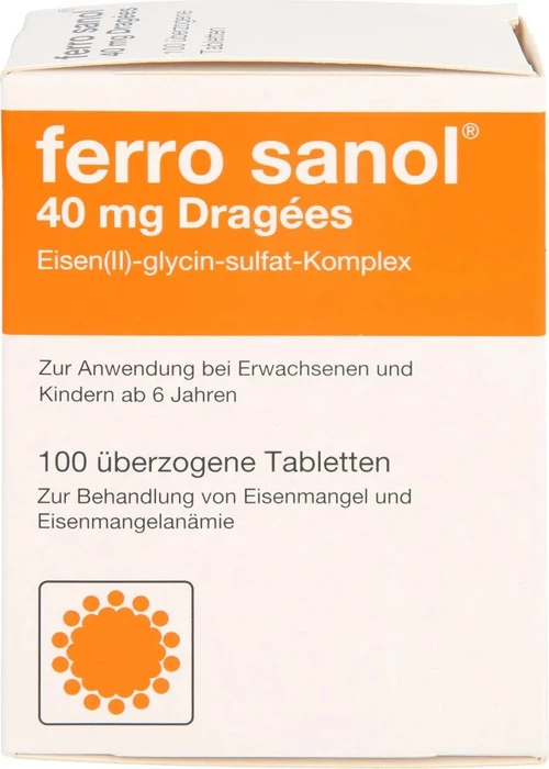 Ferro Sanol 40mg Dragees, 100 Stück