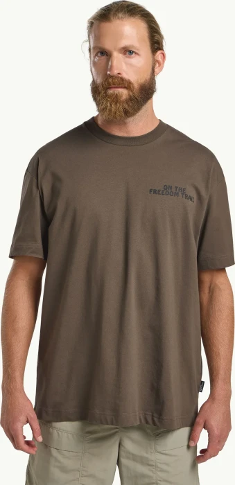 Jack Wolfskin Trailblazer T-Shirt kurzarm cold coffee (Herren)