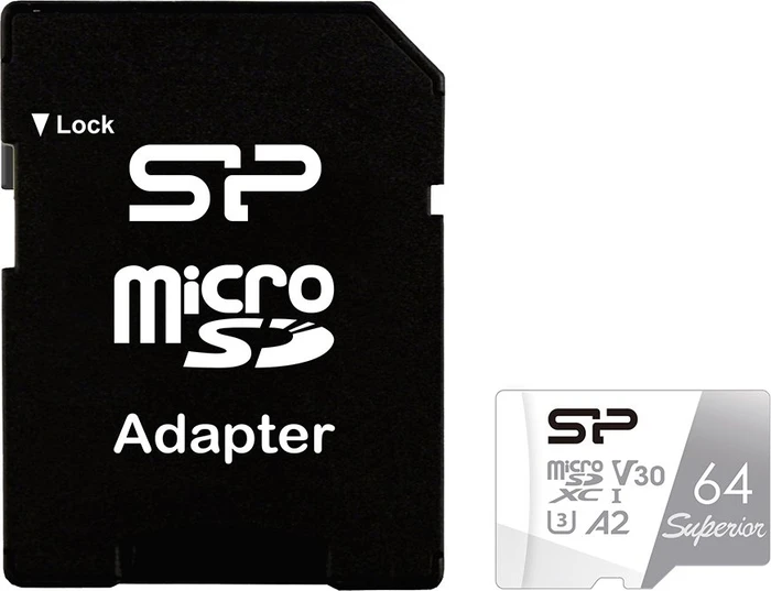 Silicon Power Superior, microSD UHS-I U3, A2, V30