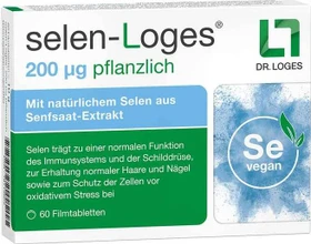 Selen-Loges 200µg pflanzlich Filmtabletten, 60 Stück