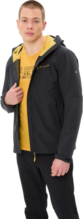 Vaude Roccia II Softshell Funktionsjacke black/savanna (Herren)