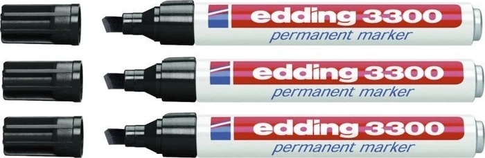 edding 3300 Permanentmarker Blister schwarz, Blister