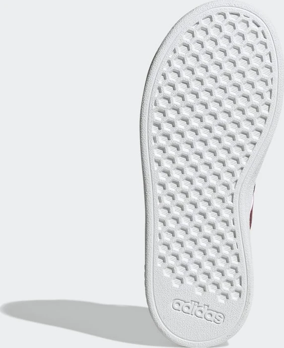 adidas Grand Court Court Elastic Lace and Top Strap cloud white/team real magenta (Junior)