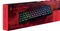 Verbatim SureFire KingPin M1 60% Gaming Keyboard, LEDs RGB, RED Switches, schwarz, USB, DE Vorschaubild