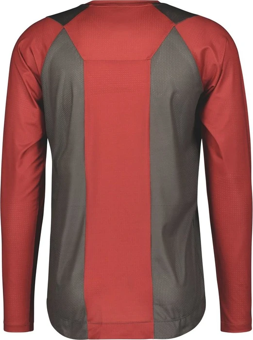 Scott Trail Vertic Trikot langarm tuscan red/dark grey (Herren)