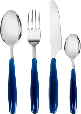 Brunner 16-teilig Sapora Besteck blau