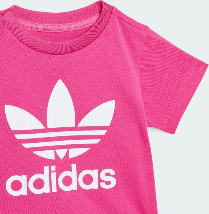 adidas Trefoil T-Shirt kurzarm semi lucid fuchsia (Junior)