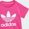 adidas Trefoil T-Shirt kurzarm semi lucid fuchsia (Junior) Vorschaubild