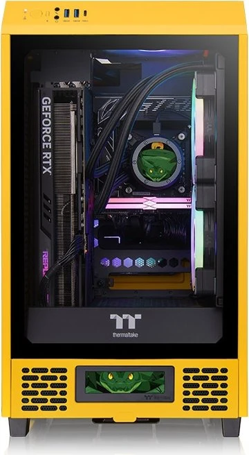 Thermaltake LCD Panel Kit 3.9" für Thermaltake The Tower 200, gelb