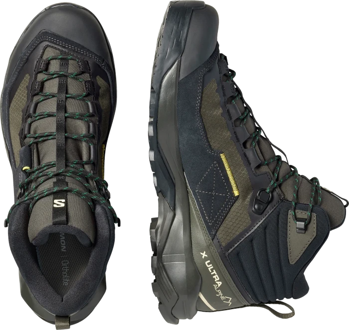 Salomon X Ultra Alpine Mid GTX black/peat/aspargus green (Herren)