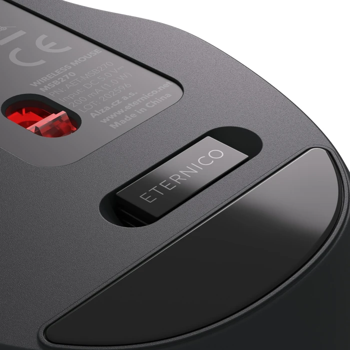 Eternico MSB270 Wireless Office Mouse schwarz, USB/Bluetooth