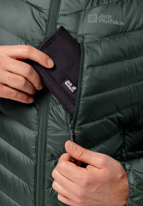 Jack Wolfskin Passamani Down Hoody Funktionsjacke black olive (Herren)