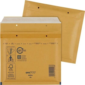 VP Group aroFOL Classic Standard Luftpolstertasche CD braun, 200x175x50mm, 100er-Pack