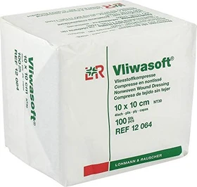 Vliwasoft Vliesstoffkompressen, 100 Stück