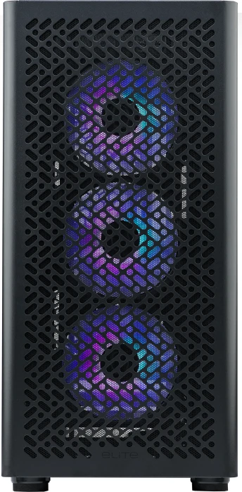 Cooler Master Elite 502 Black, Glasfenster