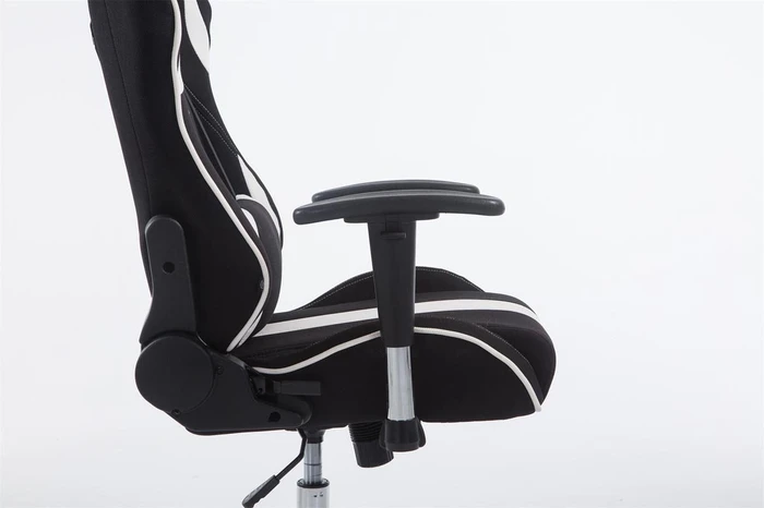 CLP Racing Limit V2 Stoff Gamingstuhl, schwarz/weiß