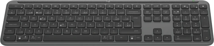 Logitech K950 Signature Slim, Graphite, Logi Bolt, USB/Bluetooth, CH