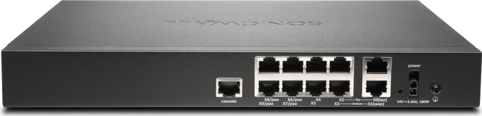 Dell SonicWALL TZ600P Firewall, 10x RJ-45, 1x Erweiterungsslot, PoE+