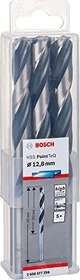 Bosch Professional HSS PointTeQ Spiralbohrer, 12.8x101x151mm, 5 Stück