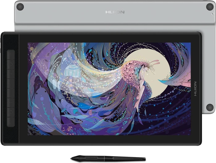 Huion Kamvas Pro 16 (2.5K), Silvery Frost