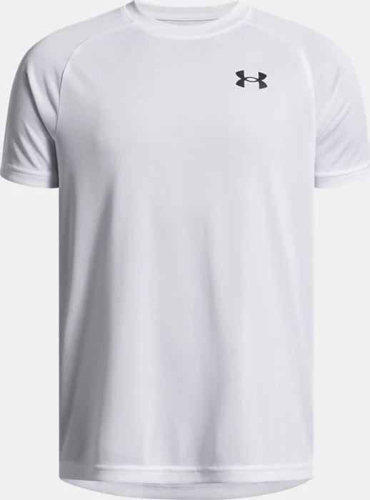 Under Armour Tech 2.0 Funktionsshirt kurzarm weiß/schwarz (Junior)